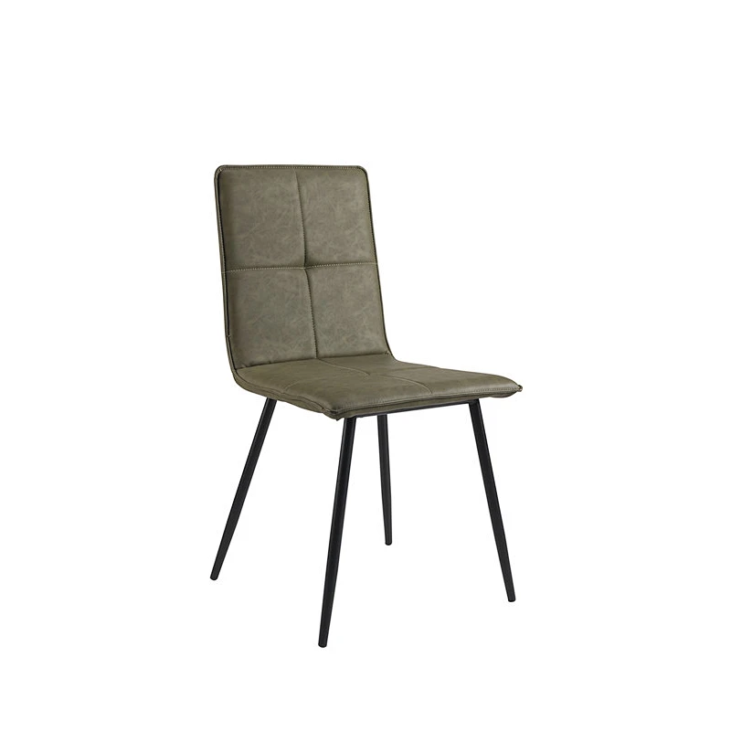 most popular dining chair,PU chair with iron tube,KD chair