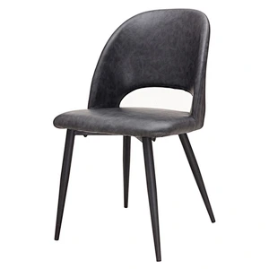 Cheap chair best pu and velvet dining chair with metal legs dining room furniture
