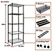 5 tier wire rack