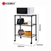 wire shelving with wheels