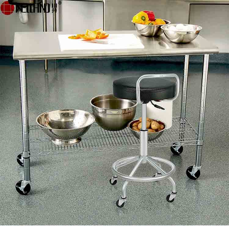 stainless steel Kitchen Table Chef's workbench