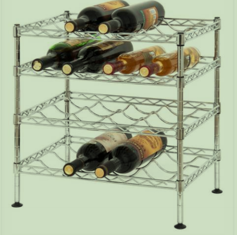 étagère à vin en métal