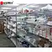 Hospital health care pharmacy storage wire shelving with wheels