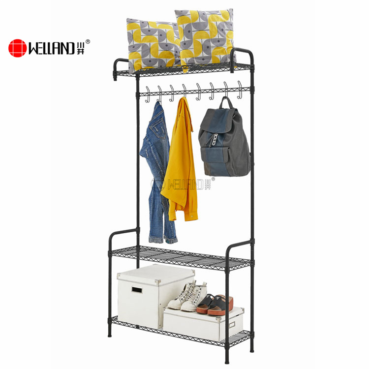 Porte-vêtements 3 étagères