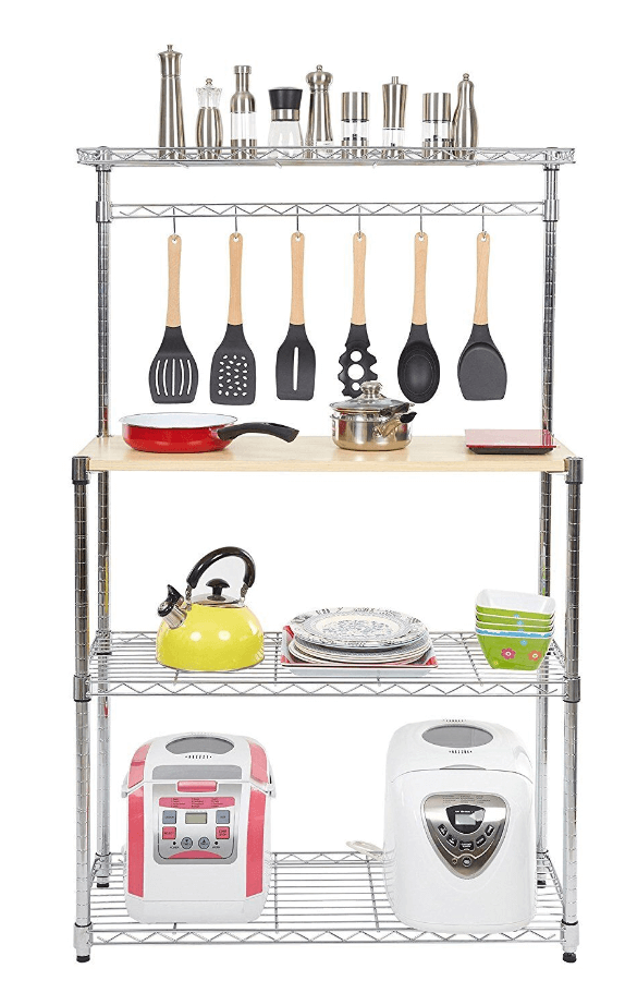 Popular Kitchen Baker's Rack Storage Metal Microwave Oven Stand