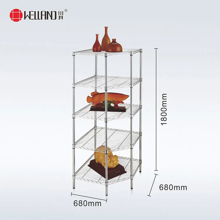 rack de canto do pentágono