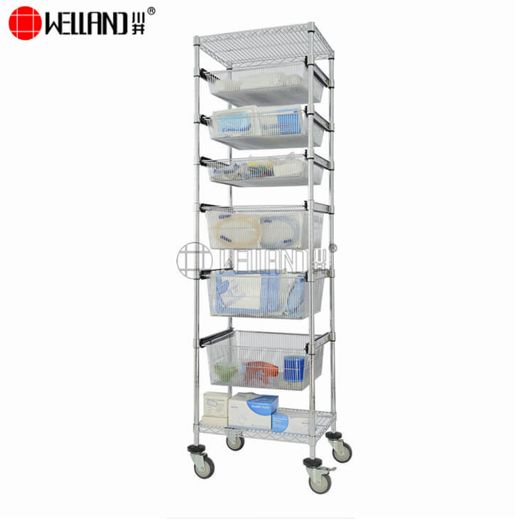 healthcare wire shelving