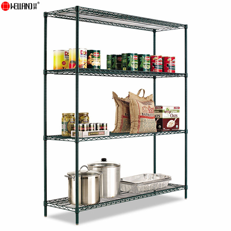 estantería de alambre para catering
