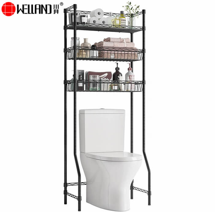 over the toilet rack