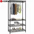 rack de roupas de metal
