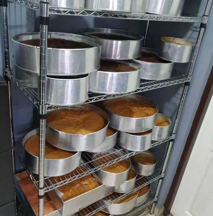 Support de stockage de pain de fil commercial