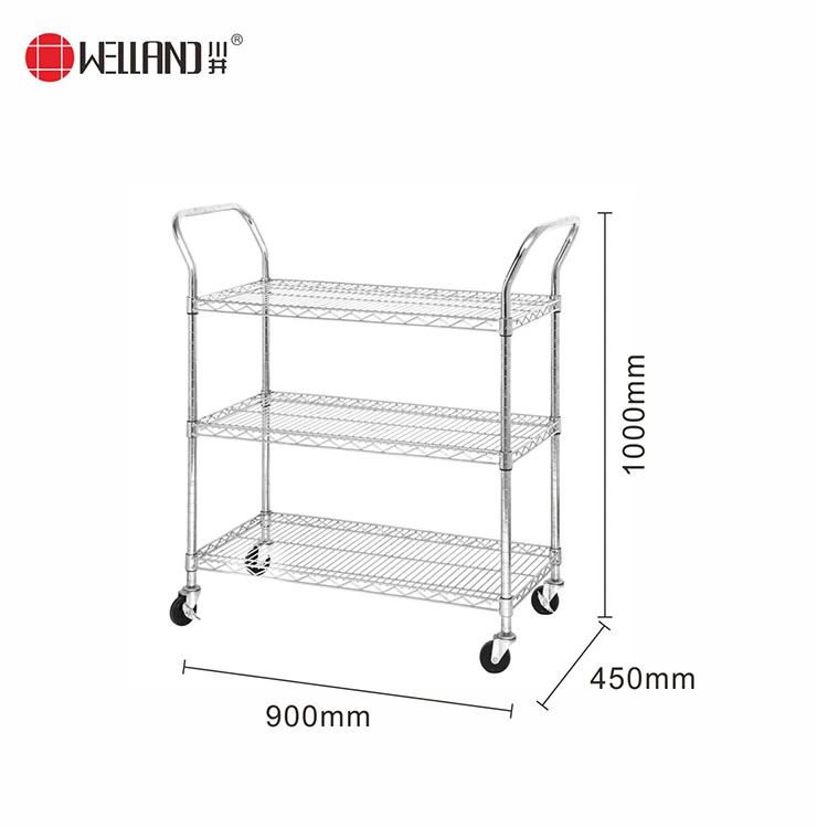 chariot utilitaire en fil de fer