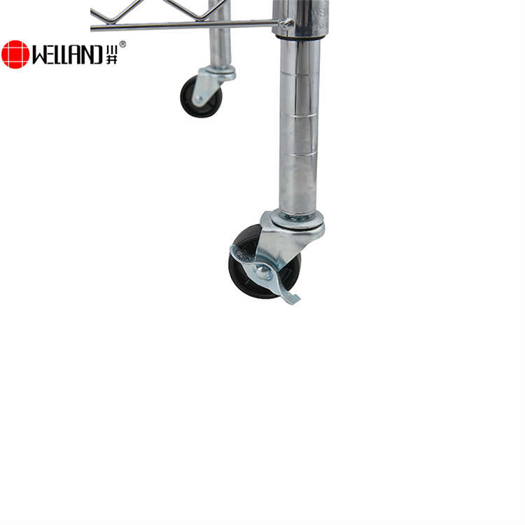 wire rack with wheels