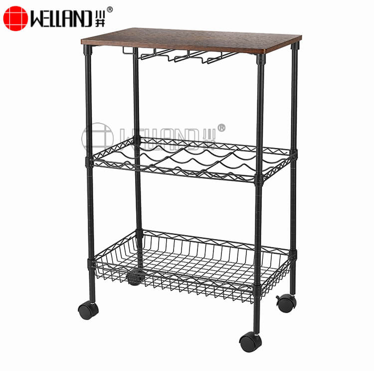 bar serving cart