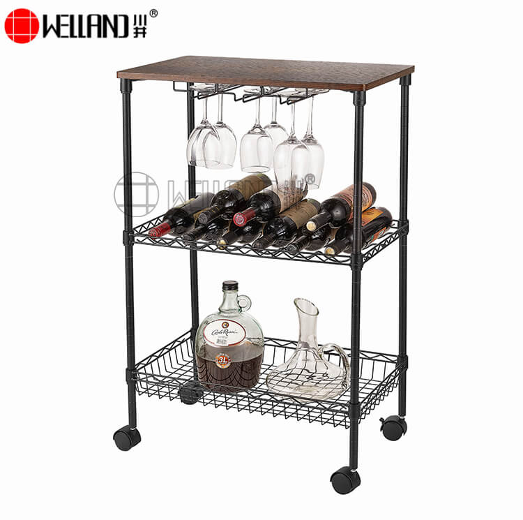 carrito de servicio de barra de cocina