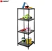 New Size 4 Tiers Perforated Steel Shelving