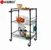 carrito isla de cocina negro