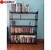 balck 4 tier CD storage rack