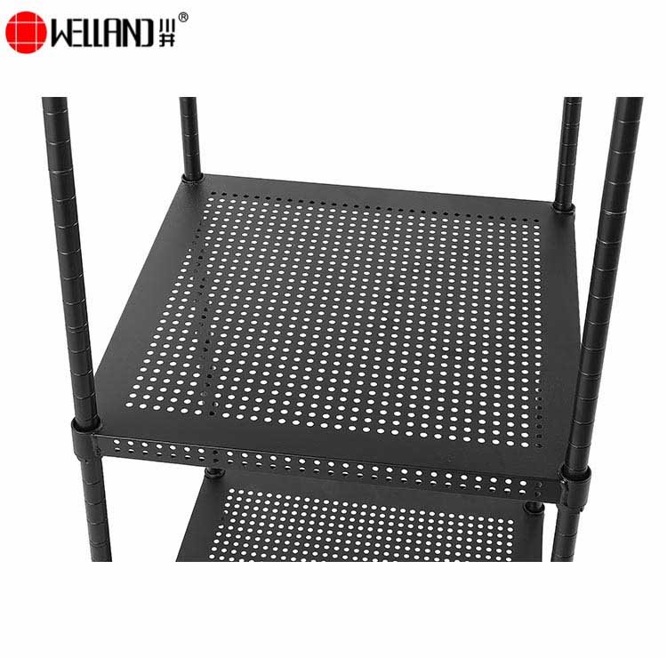 perforated steel shelving part