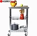 stainless steel kitchen cart