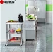 stainless steel kitchen cart