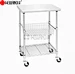 kitchen work table cart