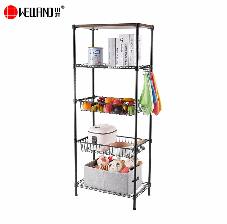 slide wire basket rack