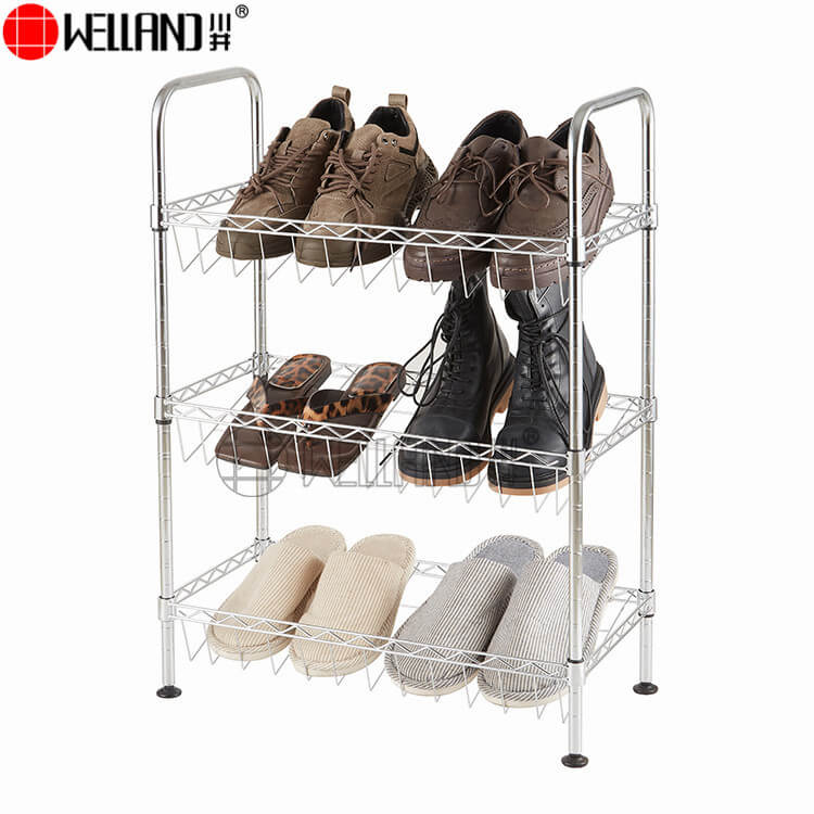 étagères à chaussures en fil