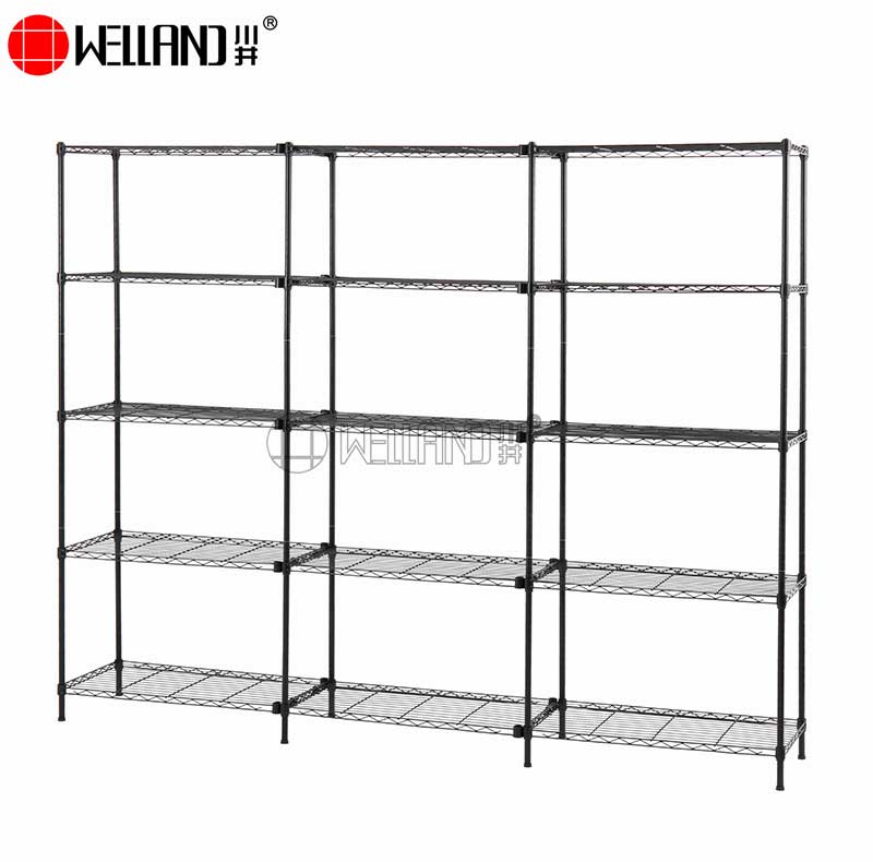 combined wire shelving