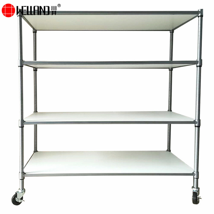 MDF storage shelving