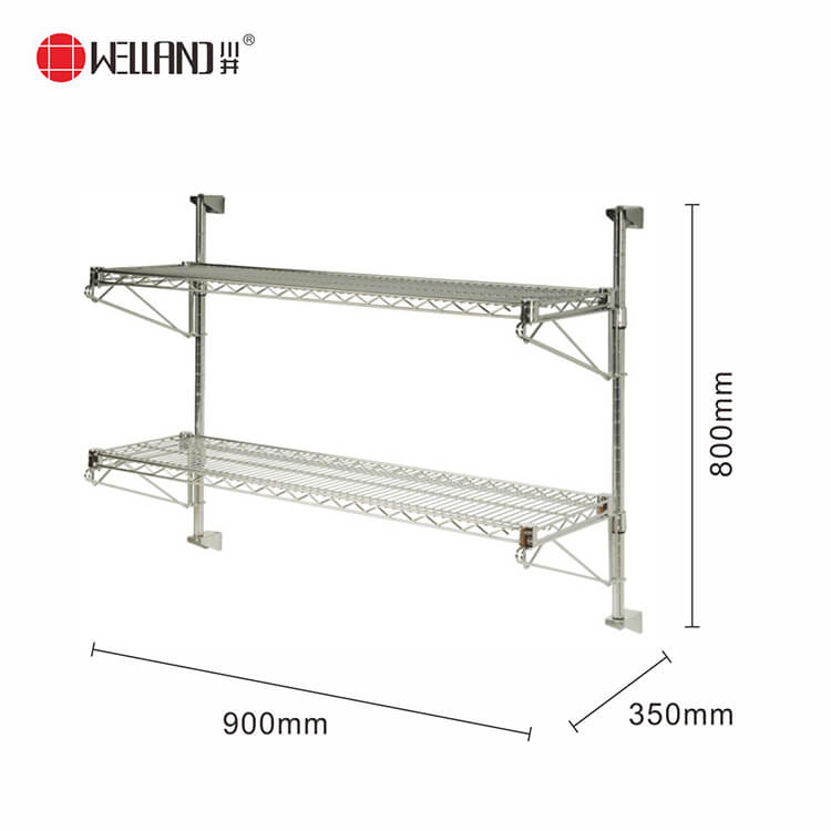 wall mount wire shelves