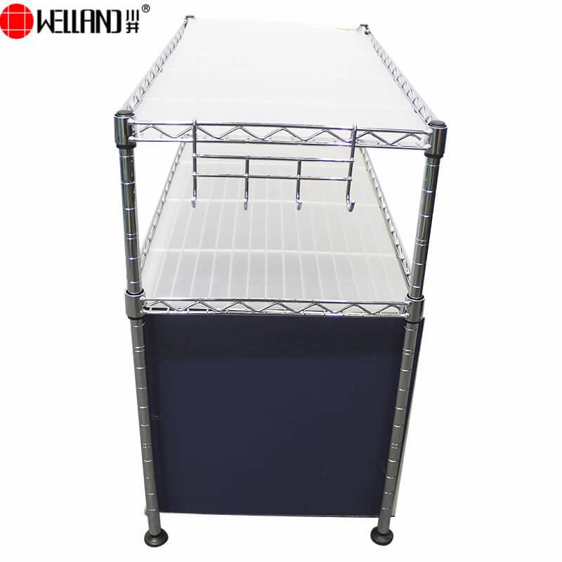 2 tier wire shelf