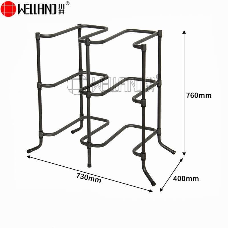 water bottle storage rack