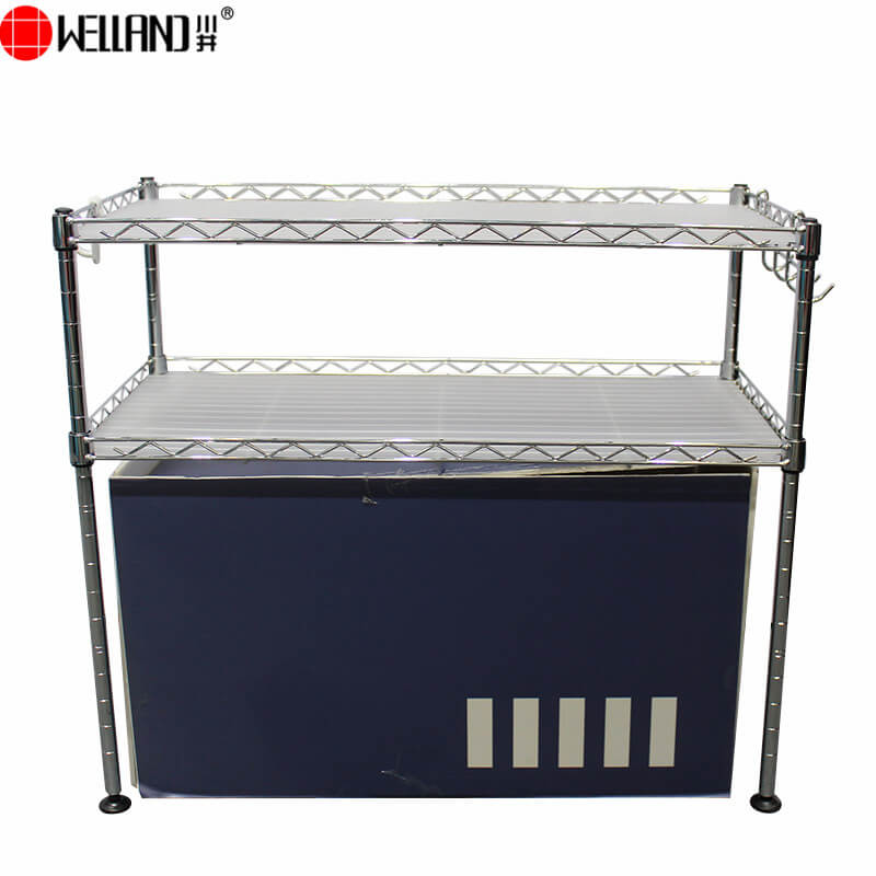 2 tier wire shelf