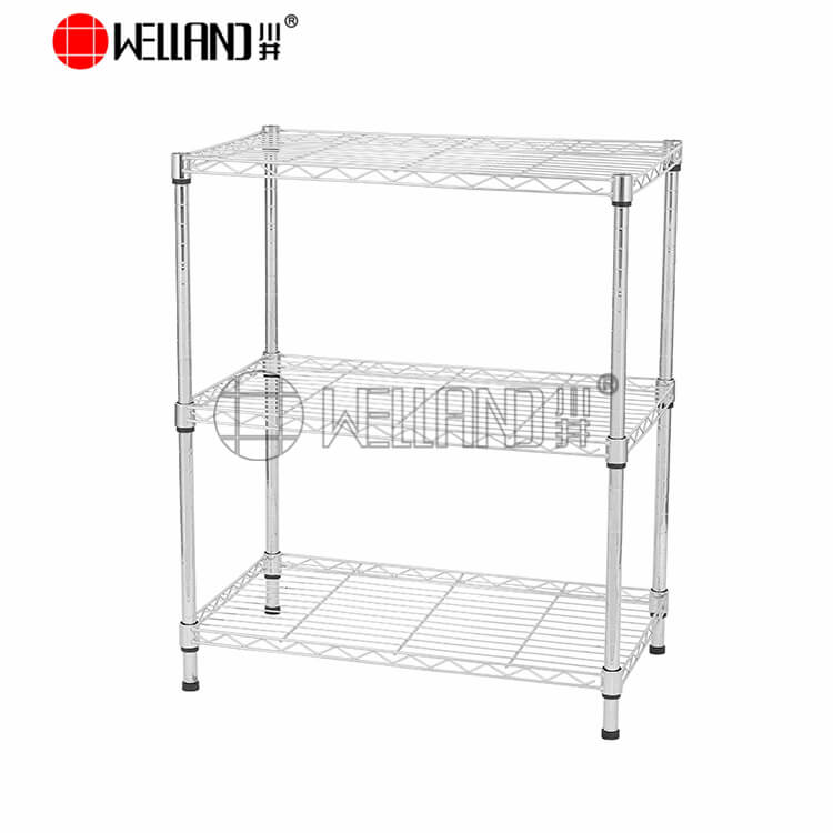 3 tier chrome shelving unit