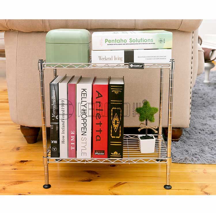 estante de livros metálica