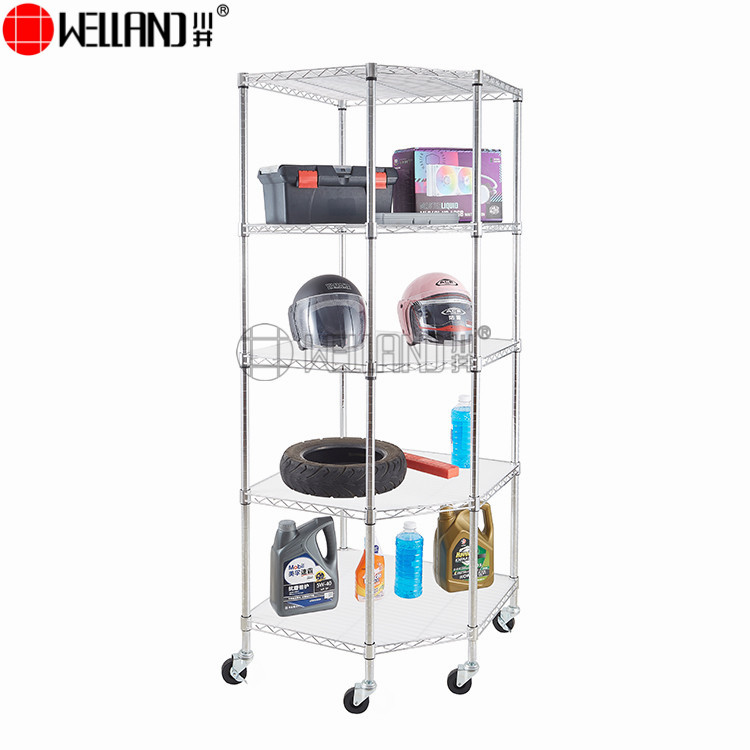polygonal corner shelf