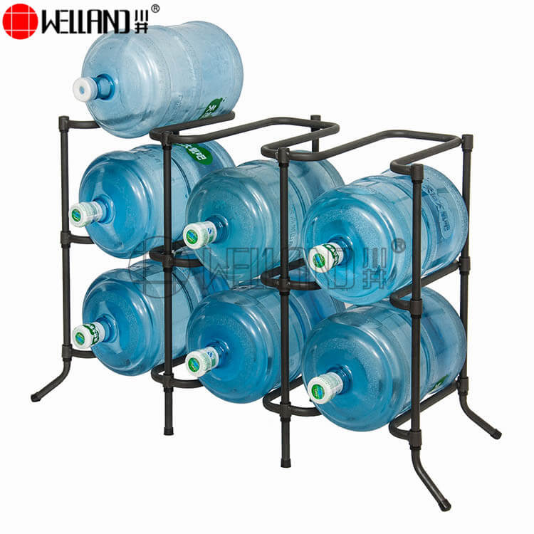 water bottle storage rack