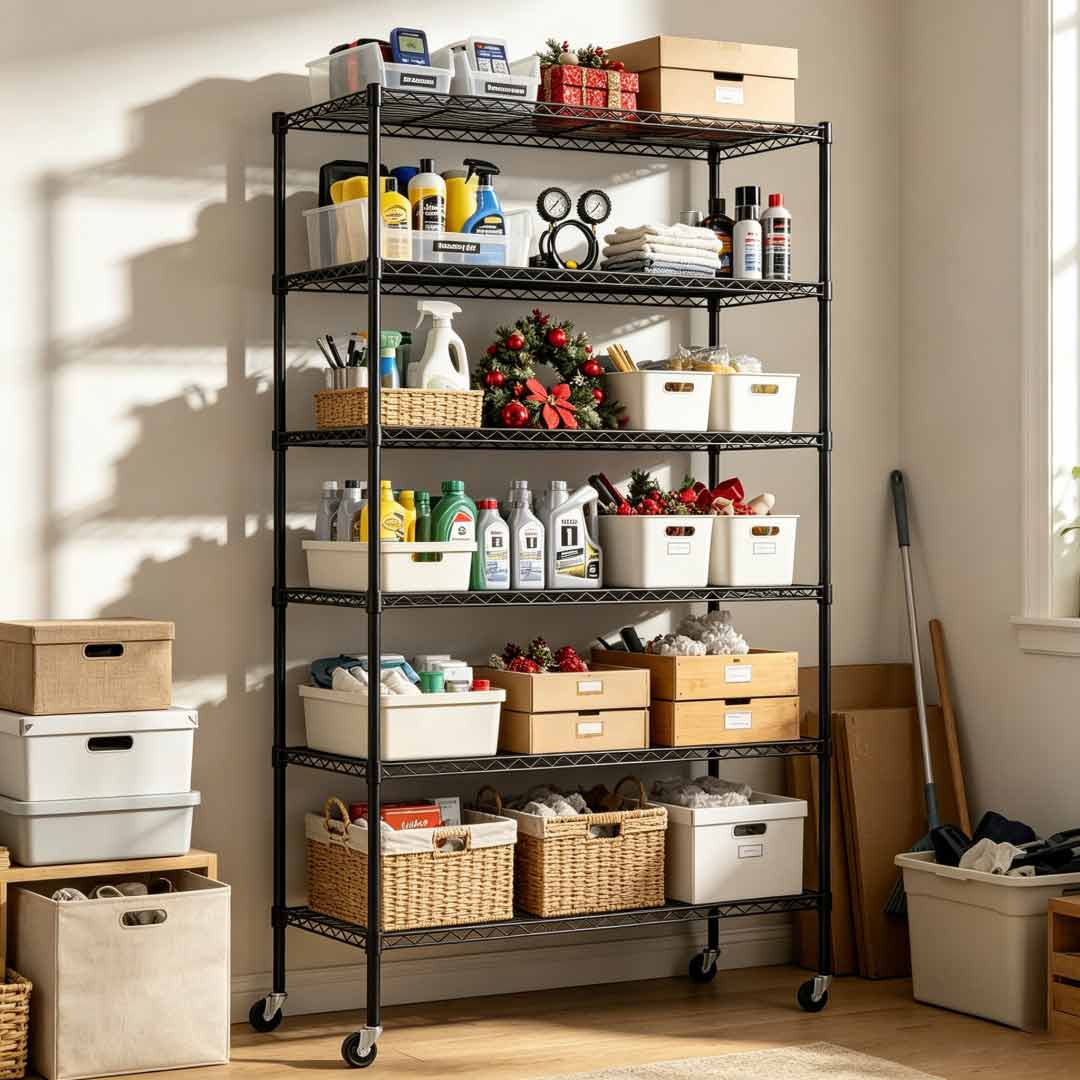 Estante de armazenamento de garagem