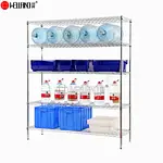 NSF Approval Chrome Steel 5 Tier Long Wire Shelf