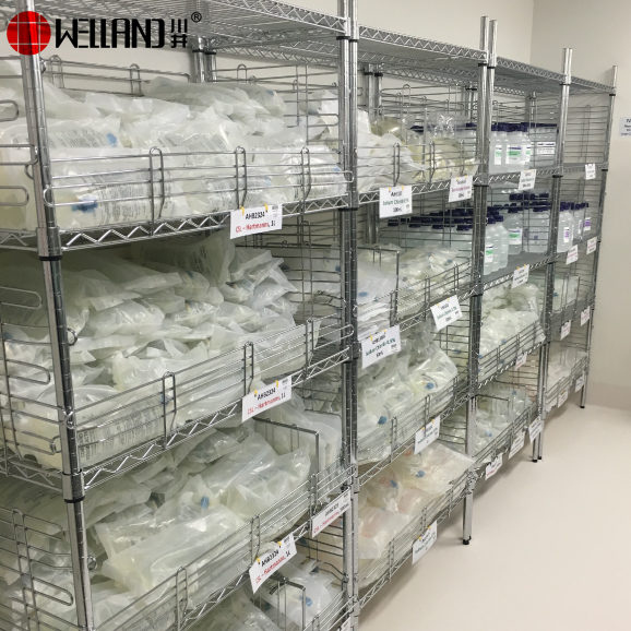 wire shelving medical