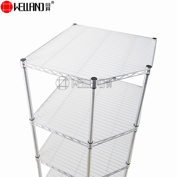 polygonal corner shelf