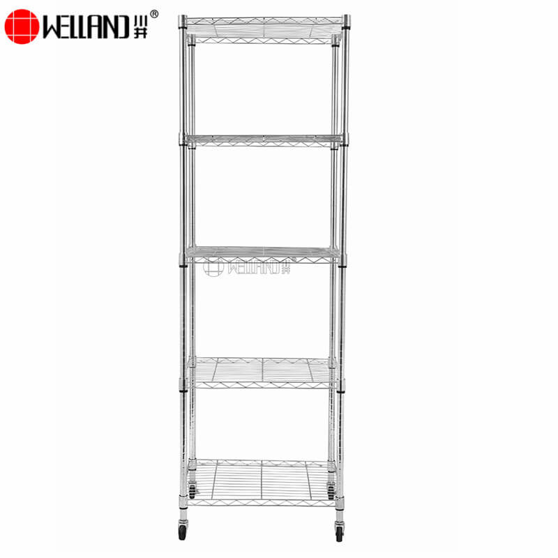 chrome wire shelving units