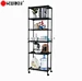6 tier steel mesh storage shelf