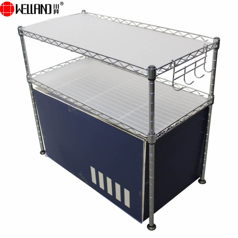 2 tier wire shelf