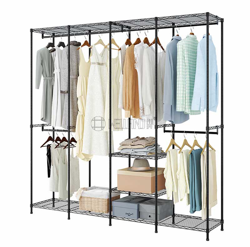 Freestanding Closet Wardrobe Rack