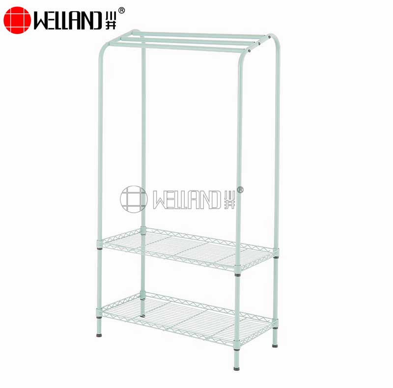 towel rack with shelves