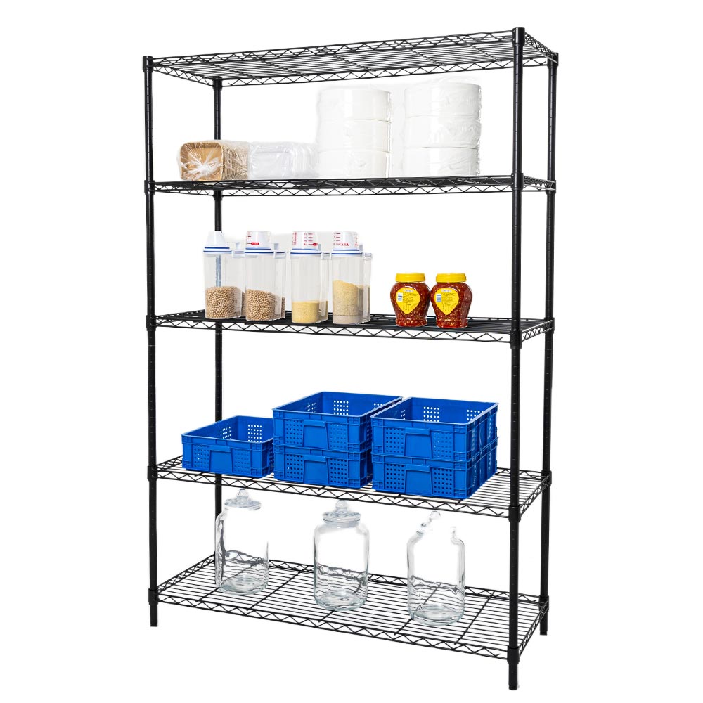 wire storage shelving unit