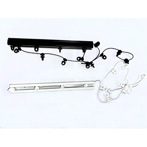 S Ripple Fold curtain wave curtain track Carrier Runner