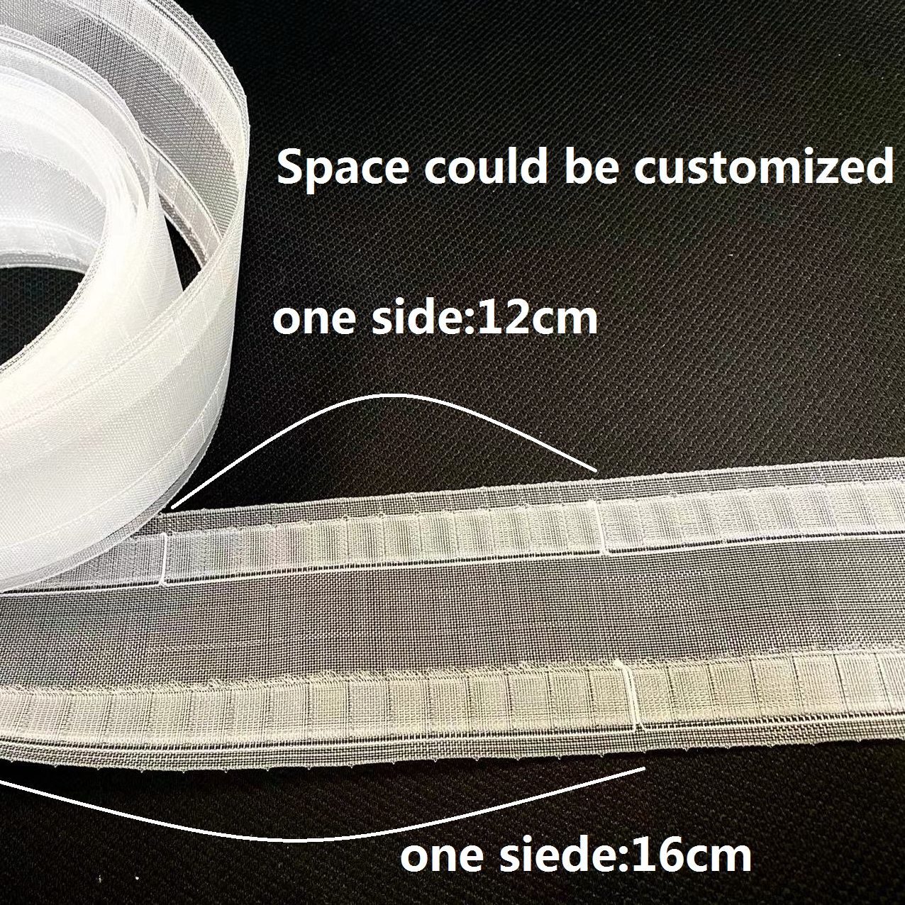 S Wave Ripple Fold Curtain Tape